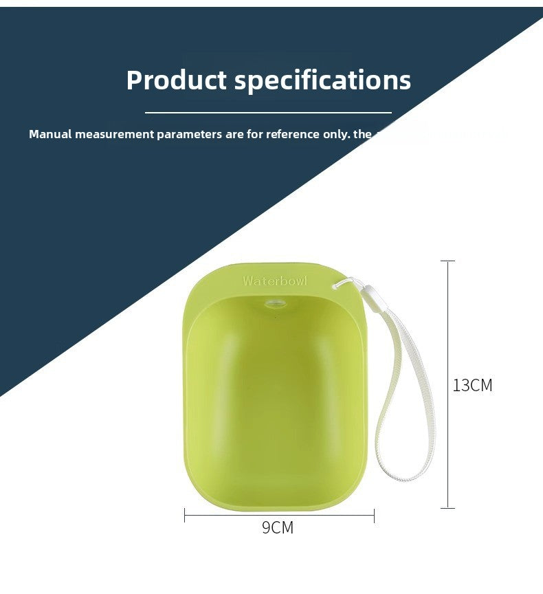 Small Dog Outdoor Walking Portable Water Bottle Pet Dispenser Cup