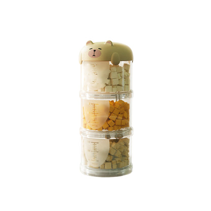 Portable Cat Snack Sealed Box Universal Pet Food Storage Moisture Proof Dispensing Canister