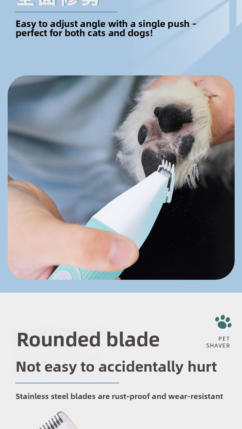 Pet Supplies New Pet Hair Trimmer Set Dog Electric Clipper Nail Grinder Pet Paw Hair Trimmer