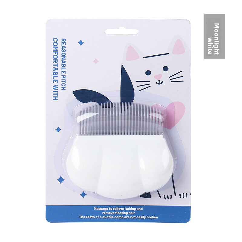 Pet Supplies New Style Shell Comb for Cat Grooming Massage