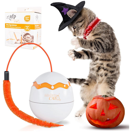 Cat Interactive Irregular Moving Dinosaur Egg Auto 360-Deg Rotating Toy