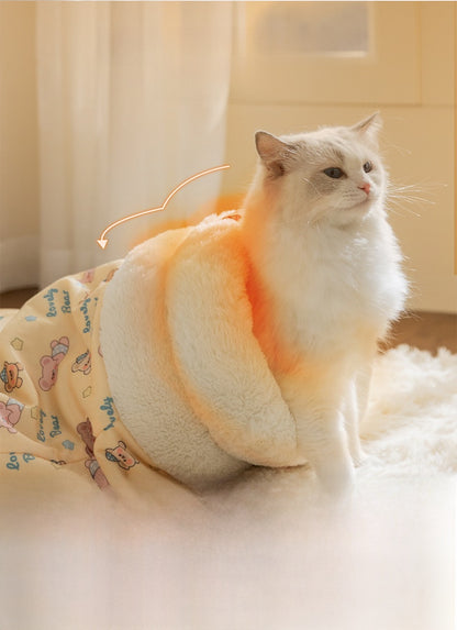 Dog House Pet Nest Closed Type Autumn Winter Cat Nest Two-tone Knitted Tent Nest Warm Round Nest Enclosed Dog House Pet