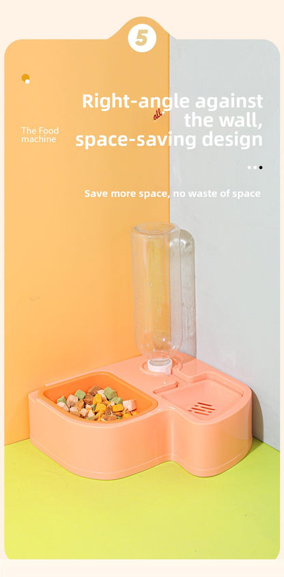 New Cat Food Set: Auto Feeding Bowl Drinking Device & Neck Protection Wholesale