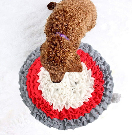 Pet Sniffing Durable Dog Chew Puzzle Treat Mat for Stress Relief Training