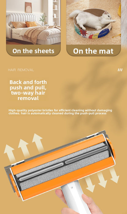 Pet Supplies Roller-Type Double-Sided Brush for Floating Hair Removal Static Sticky Artifact