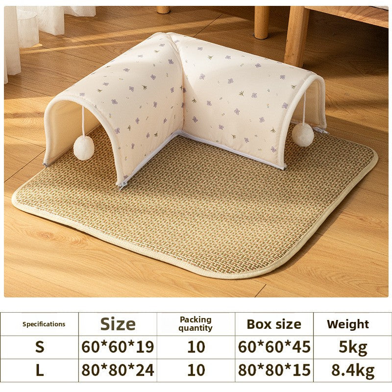 Cooling Ice Silk Pet Nest Mat Summer Sleep Pad for Cats Dogs