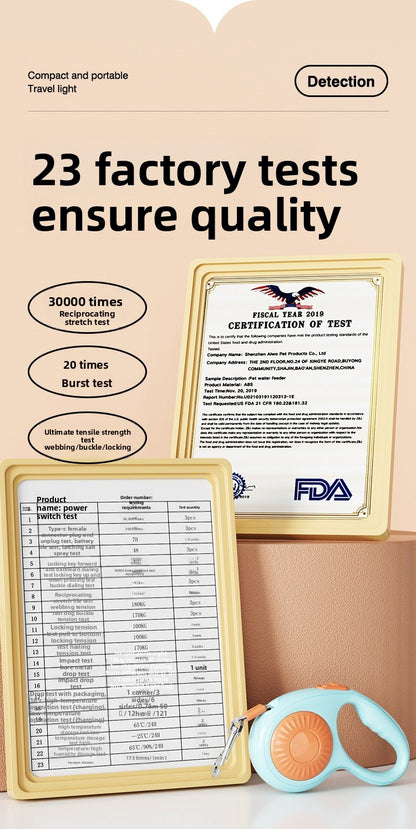 Anti-Escape Automatic Retractable Leash for Dogs Cats Walking Supplies