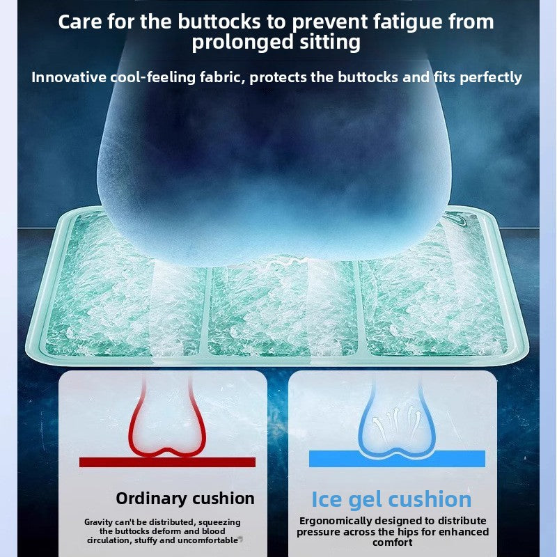 Ice Pad Cooling Solution for Student Dormitory Office Nap Car Waterproof Summer Seat