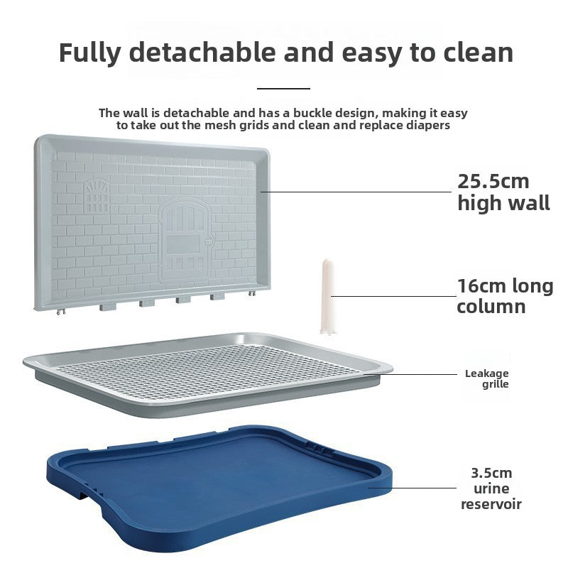 All Size Dog Toilet Combo Extra Large Urinal Litter Tray for Pet Supplies