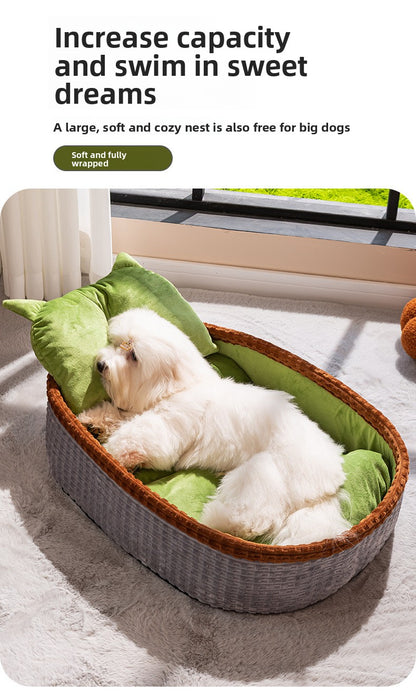 AllSeason Japanese Rattan Cat Bed Internet Famous Summer Mat ExtraLarge Scratch Board