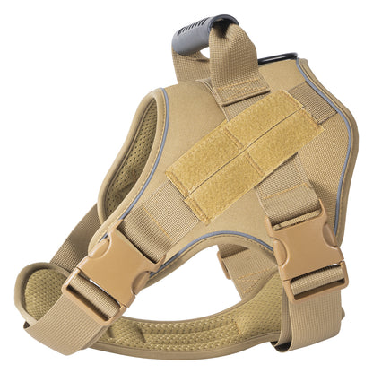 Tactical Dog Harness Quick Release No Pull Pet Vest for Medium Large Dogs German Shepherd Golden Retriever Training with Leash