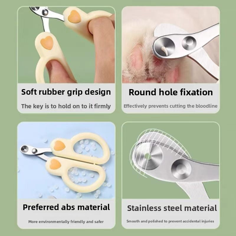 Small Blind Friendly Cat Nail Clippers for Beginners and Pets