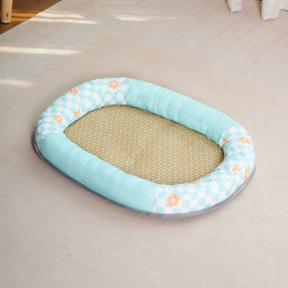 Summer Special Pet Cooling Pad Oval Track Thick Dog Bed Pet Essentials