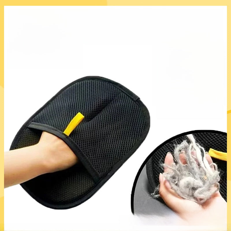 Pet Hair Removal Glove Cat Hair Remover Cat Hair Removal Tool Pet Grooming Brush Hair Sticky Roller Dog Double-Sided Brush