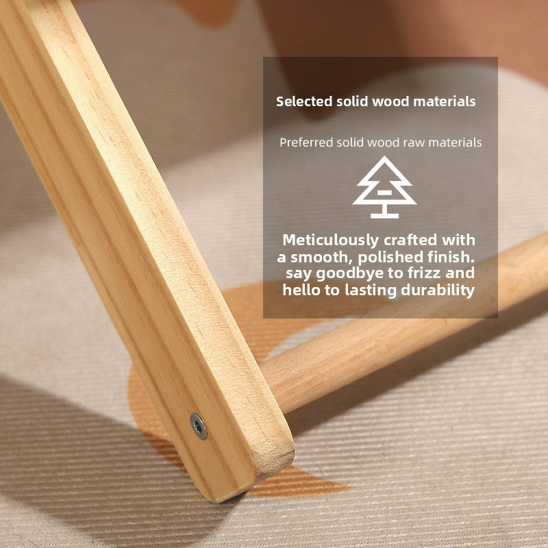 Jianma Solid Wood Adjustable Cat Sofa Chair Scratch-Resistant Cat Bed Lounger Pet Furniture