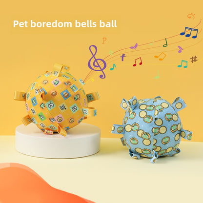 Pet Self-Hi Bite-Resistant Toy Ball Bell Sound