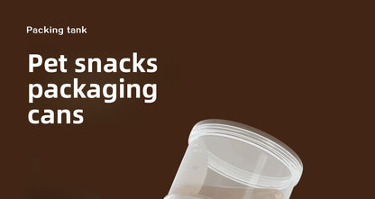 Portable Cat Snack Sealed Box Universal Pet Food Storage Moisture Proof Dispensing Canister