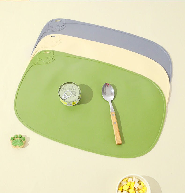 Cat Bowl Waterproof Non-Slip Mat for Pet Supplies