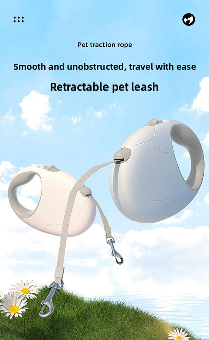 Automatic Retractable Dog Leash Heavy Duty Tangle Free Rope for Small Medium Dogs Walking Puppy Teddy Bichon Poodle Pet