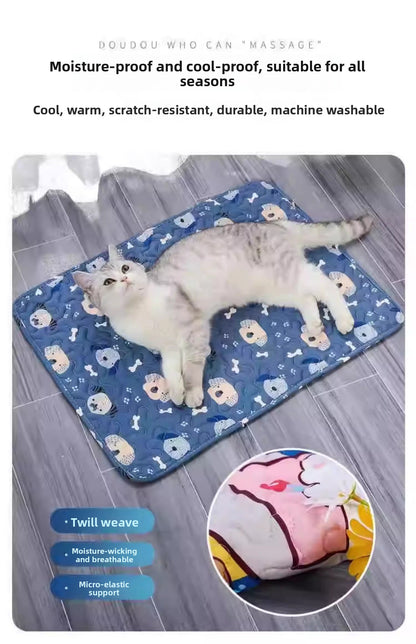 All Season Pet Mat Dog Cat Sleeping Pad Summer Cooling Dog Bed Essentials