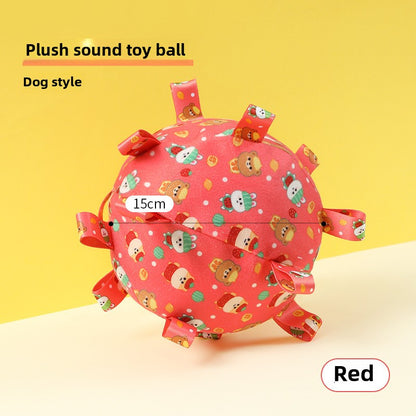 Pet Self-Hi Bite-Resistant Toy Ball Bell Sound