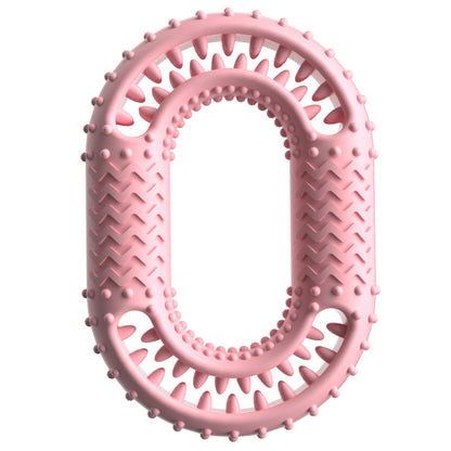 TPR Teething Chew Toy for Dogs and Cats Interactive Dental Cleaning O-Ring Soothing Puppy Kitten Pet Supplies