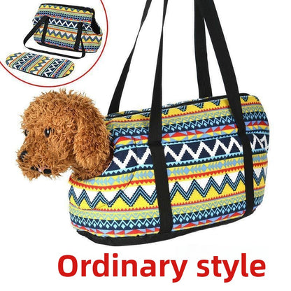Portable Pet Carrier Bag for Small Dogs and Cats Outdoor Travel with Head Out Design All Season Comfort Shoulder Handbag