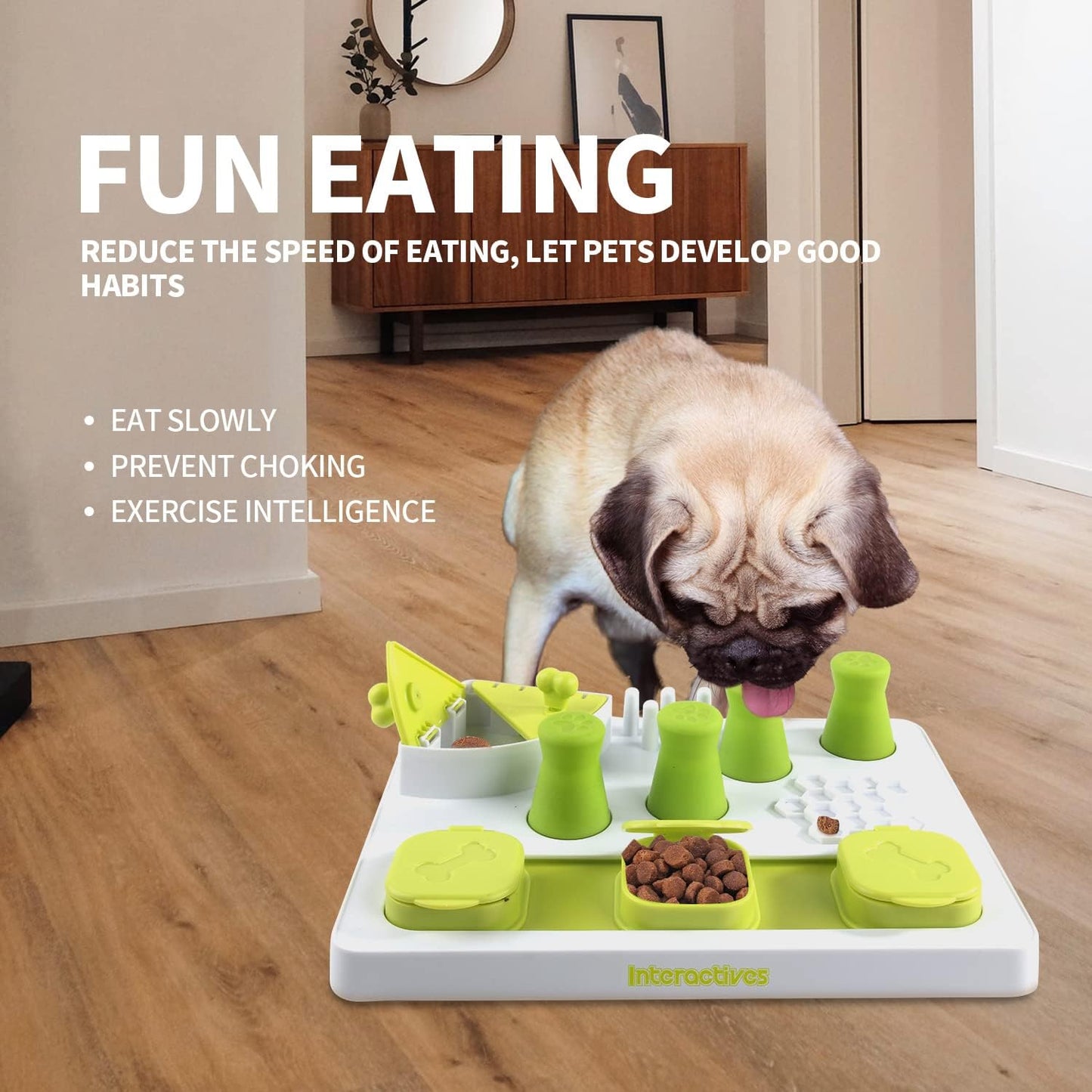 Pet Slow Feeder Puzzle Toy for Dog Intelligence Training