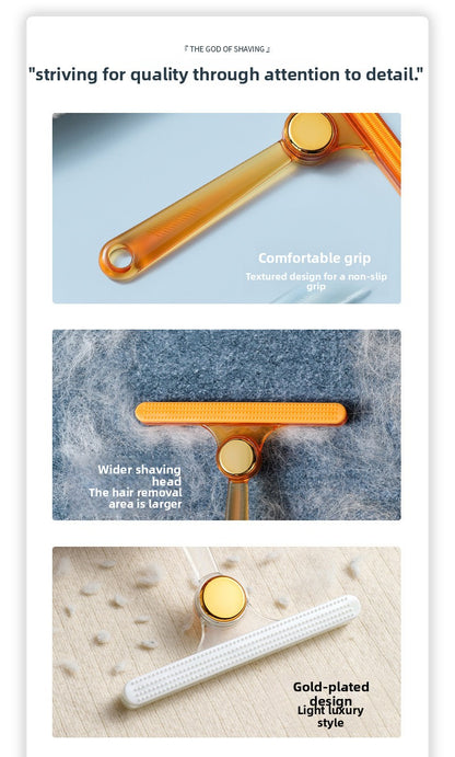 Manual Double-Sided Woolen Fabric Shaver Tool for Household Pet Coat Hair Lint Removal