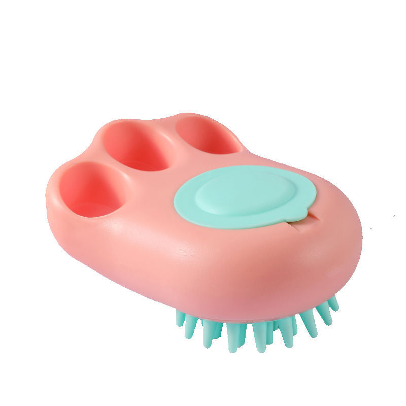 Professional Pet Grooming Brush for Bath Time Extra Large Size Cat Paw Massage Scrubber and Dog Bathing Brush