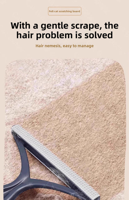 Large Felt LShaped Vertical Cat Scratching Board WearResistant Detachable Toy