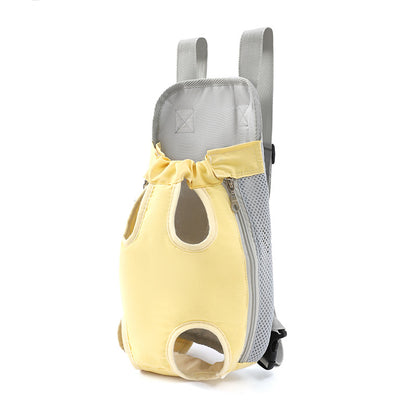 Pet Supplies Cat Bag Diaper Bag Portable Dog Backpack Chest Strap Breathable Pet Backpack