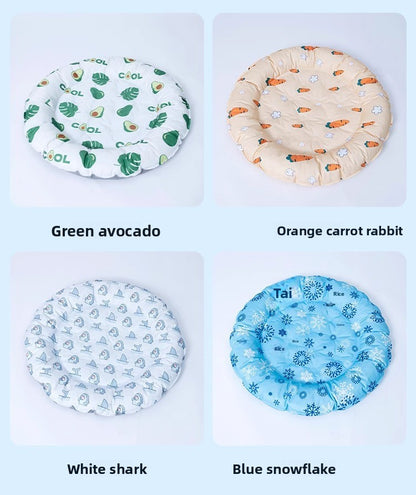 Dog Bed Cat Ice Nest Summer Cooling Mat for Pets' Restful Sleep
