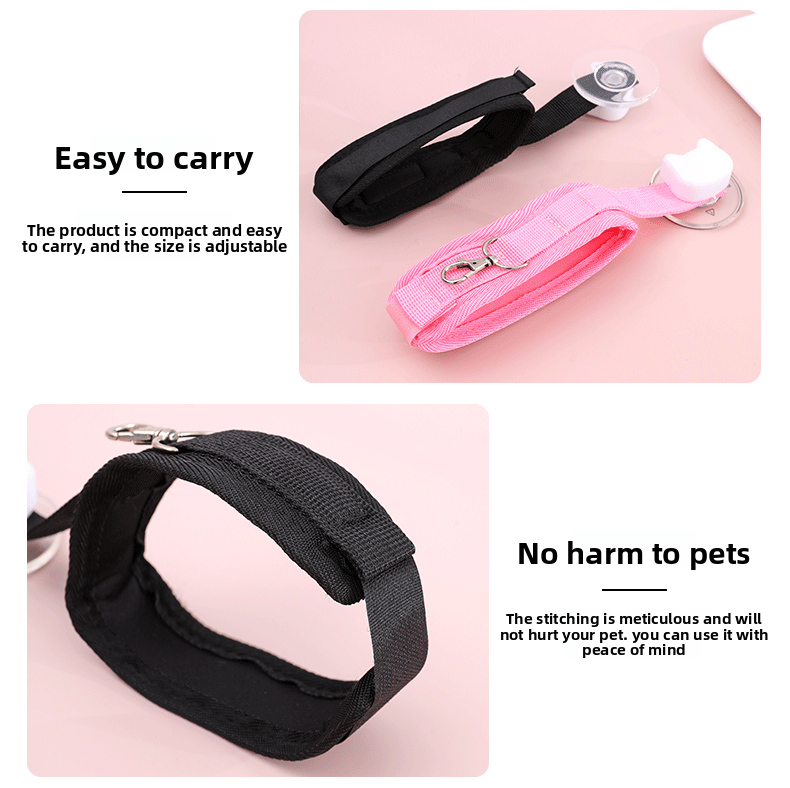 Professional Cat Bathing Restraint System Adjustable Grooming Strap with Strong Suction Cups Anti Movement Safe Cleaning Tool for Cats and Small Dogs