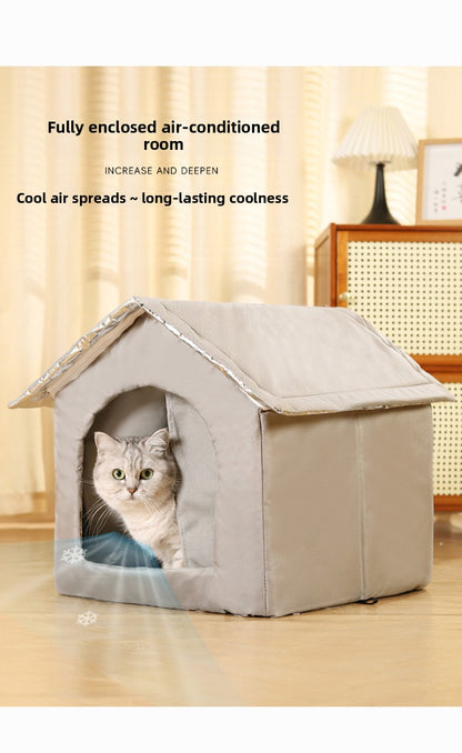 Summer Cat Cooling Artifact Portable DIY Air Conditioning Pet Ice House