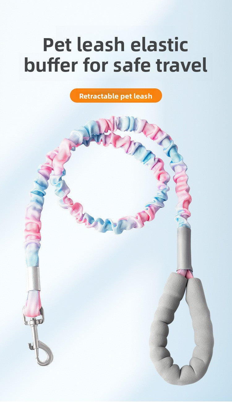 Elastic Rope Dog Leash Explosion Proof Anti Pull Pet Gear