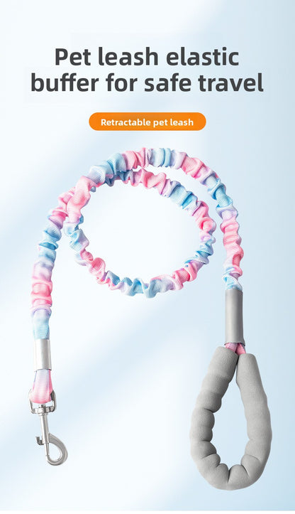 Elastic Rope Dog Leash Explosion Proof Anti Pull Pet Gear