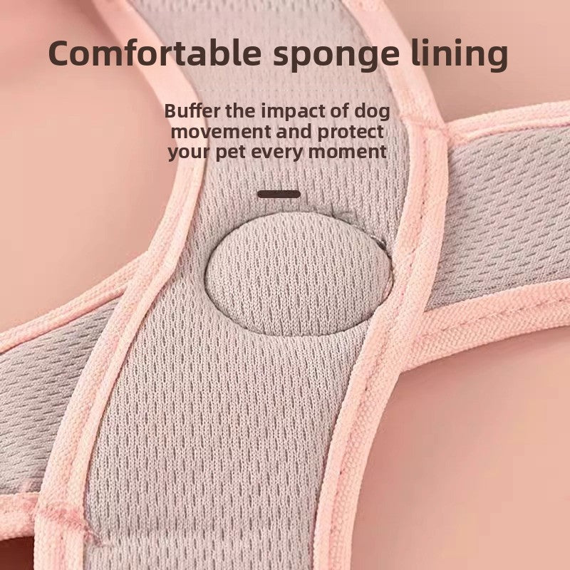 Dog Walking Vest Style Harness Leash for Small Medium Teddy Pomeranian Bichon