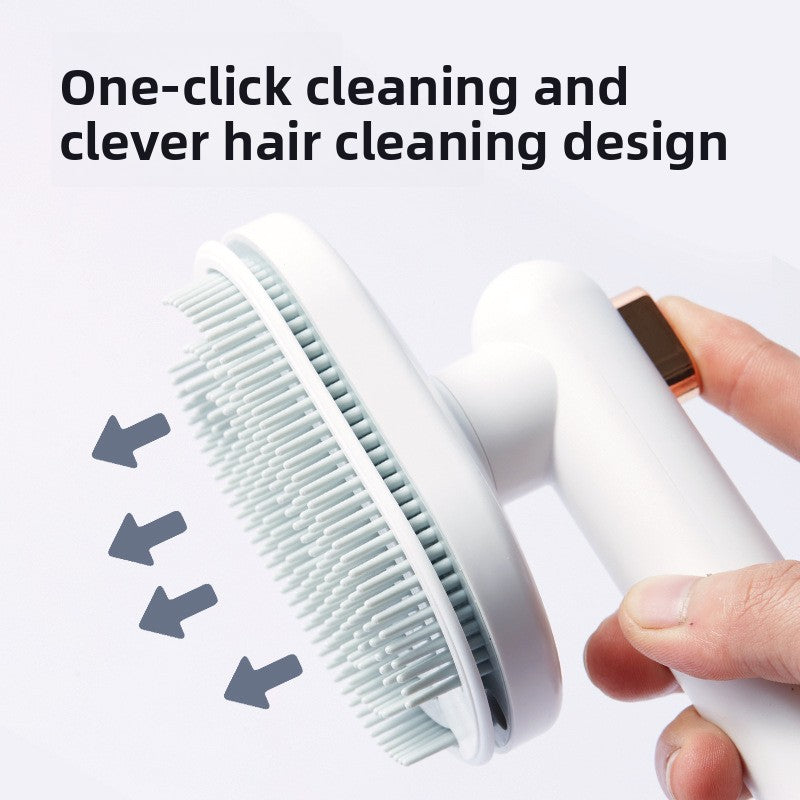 Gentle Needle Comb for Cats and Dogs Premium Pet Hair Brush to Remove Loose Hair and Reduce Shedding Detangling Comb for Pet Grooming at Home