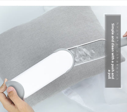 Professional Pet Hair Removal Brush Double Sided Grooming Tool for Dogs Cats Reusable Lint Roller for Clothes Furniture Carpet Deshedding