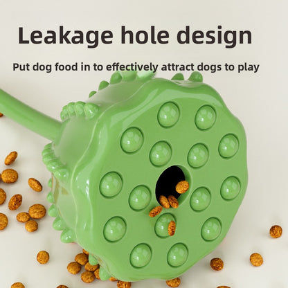 Interactive Dog Treat Dispensing Ball Toy Durable Chew Resistant Self-Play Pet Toy for Boredom Relief Mental Stimulation and Teeth Cleaning