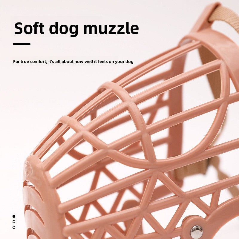 Dog Safety Mesh Mask Soft Plastic Fence Mouth Cover Wholesale