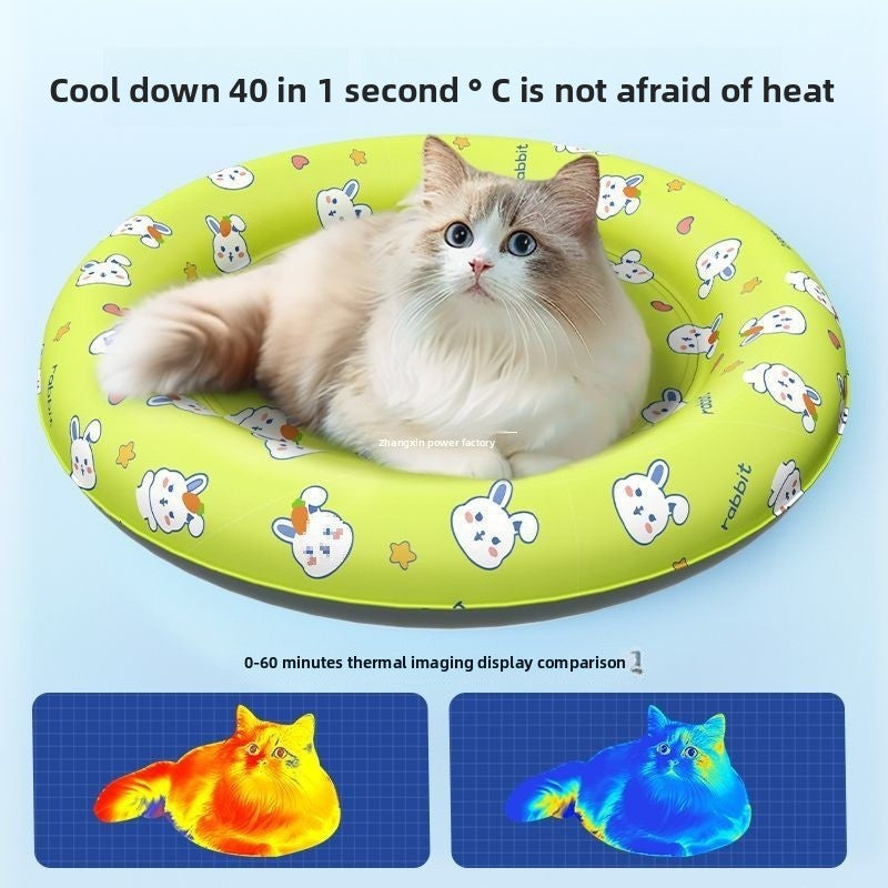 Dog Cat Ice Cool Mat Pad Summer Sleeping Floor Cooling Supplies Nest