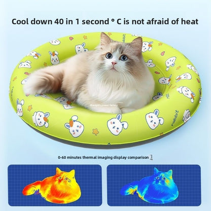 Dog Cat Ice Cool Mat Pad Summer Sleeping Floor Cooling Supplies Nest