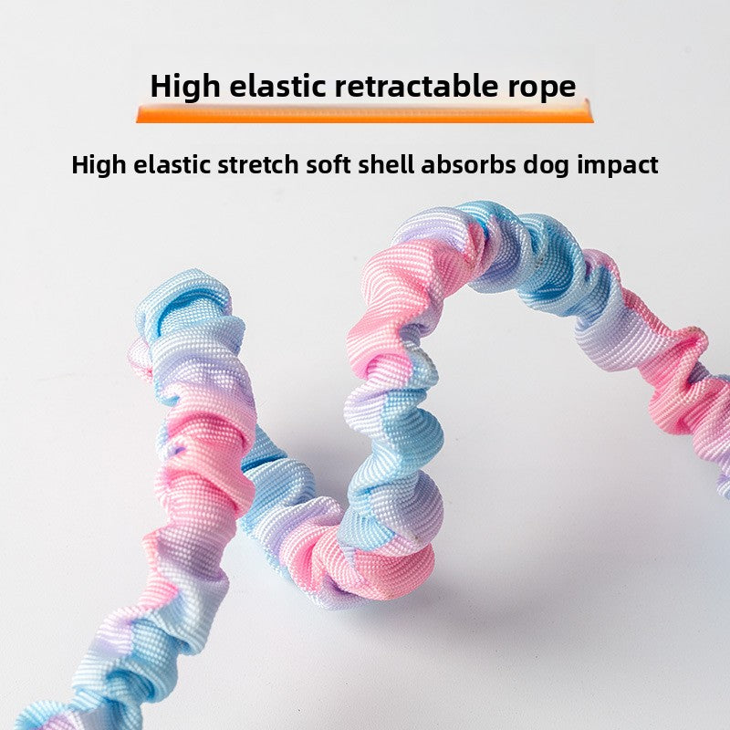 Elastic Rope Dog Leash Explosion Proof Anti Pull Pet Gear
