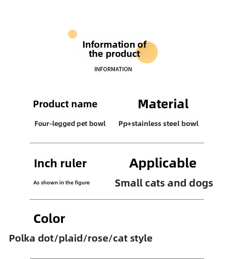 Elevated Anti Spill Cat Bowl Stainless Steel Pet Food and Water Dish with High Stand for Dogs Cats Non Slip Large Capacity Feeding Station