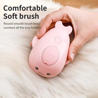 Pet Bath Spray Comb Cat Dog Electric Hair Removal Comb One-Key Anti-Flying Hair Dolphin Massage Brush Rechargeable