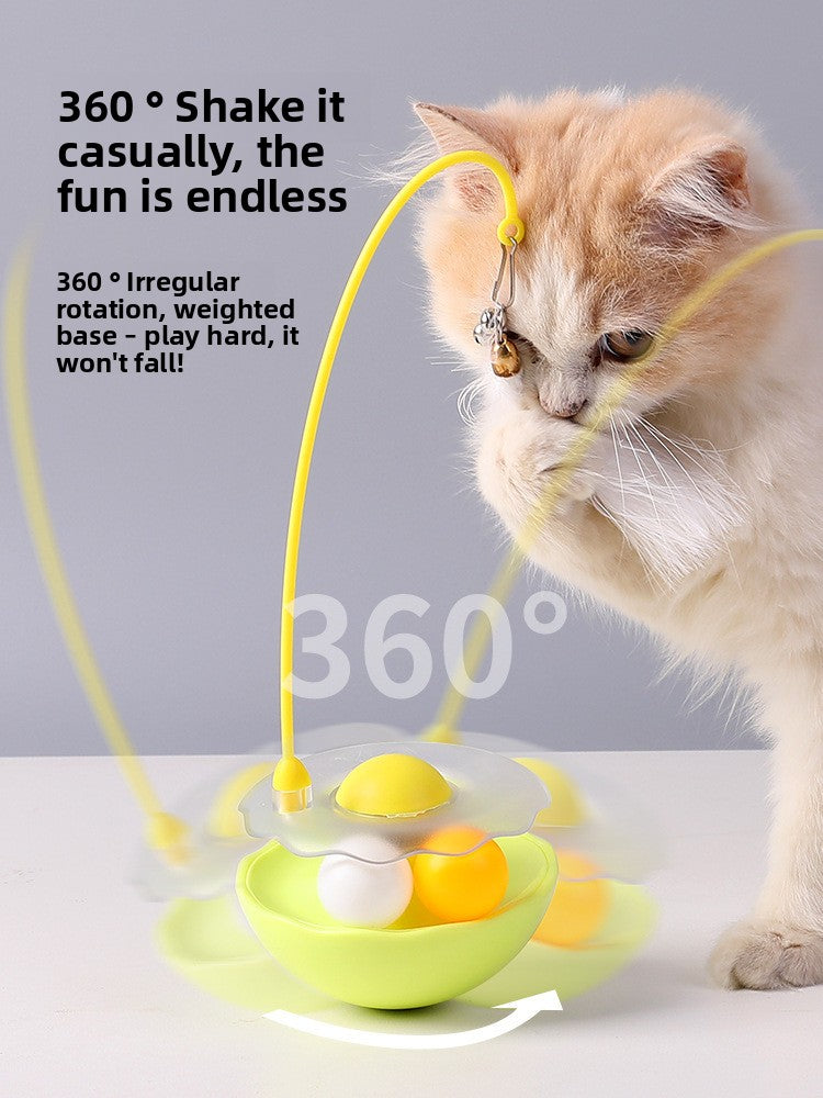 Rotating Ball Kitten Toy Self Fun Durable Cat Teaser Supplies