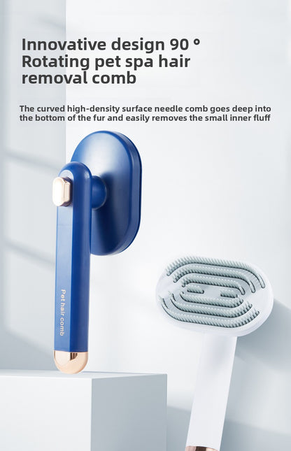 Gentle Needle Comb for Cats and Dogs Premium Pet Hair Brush to Remove Loose Hair and Reduce Shedding Detangling Comb for Pet Grooming at Home