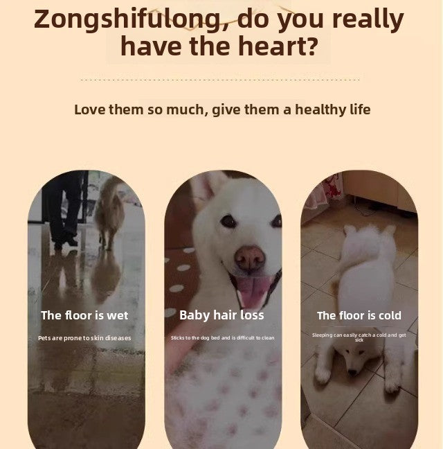 Elevated Dog Camping Bed All-Season Moisture-Proof Kennel Bed for Small Large Dogs